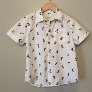 Tucker + Tate Boys Nordstrom Button Down Shirt Size 7